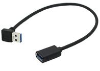 Кабель USB 3.0 A - USB A (0.6 м) 90 °