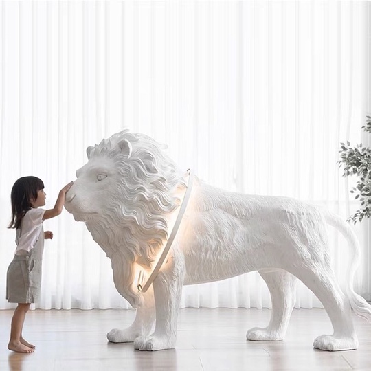 Cветильник лев. Напольный светильник белый. Торшер Лев. LION X, LED, 10 Вт