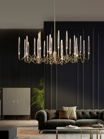 Светильник подвесной медый Axirex, металл, трос 100 см, 80*45 см, G4