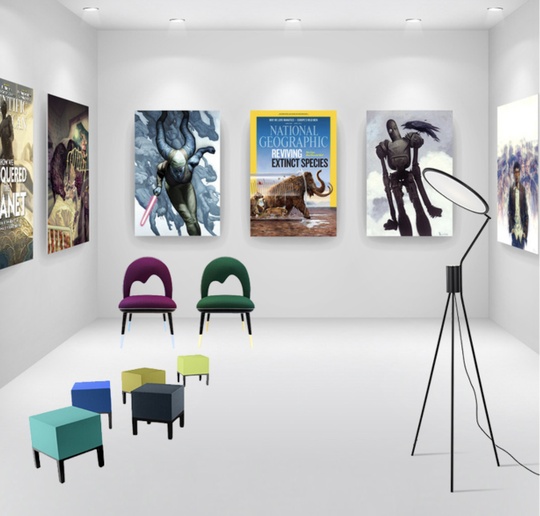 Дизайнерские светильники Verre Lampe, 180*40*180, светодиодный, led, металл, акрил металл