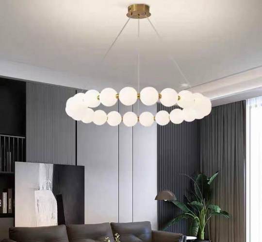 Светильник подвесной медный Uvloxi, медь, 100*10 см, светодиодная, LED