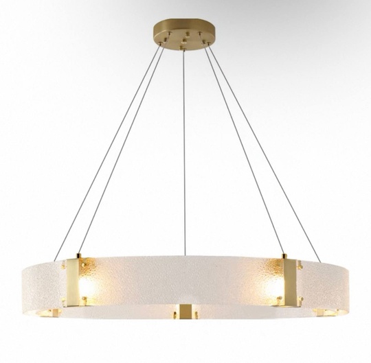Люстра подвесная, золото, стекло, CHAIM 40*10, металл, LED