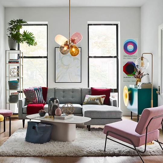 Дизайнерский светильник золотой Gulio, 50см, e27, металл, стекло, модерн