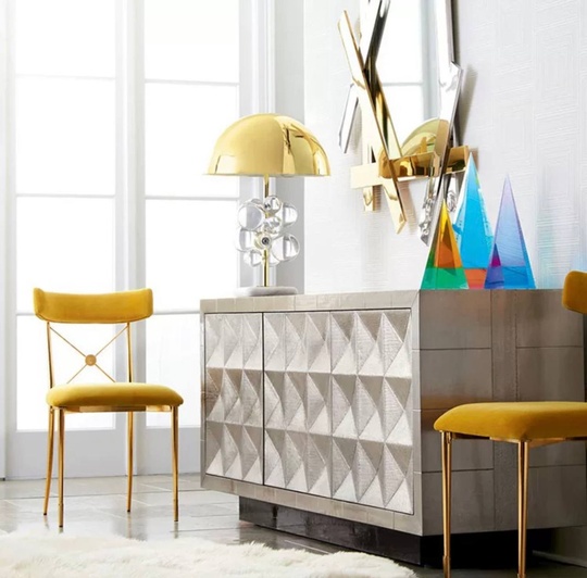 Настольная лампа SOSPESO 35*53, мрамор, кристалл, античная бронза