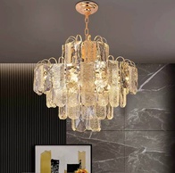 Люстра подвесная AKGUL 80*57 золото, стекло, металл, Е14.