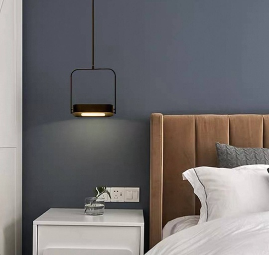 Люстра черная Eloraq, металл, 38*27 см, светодиодная, LED