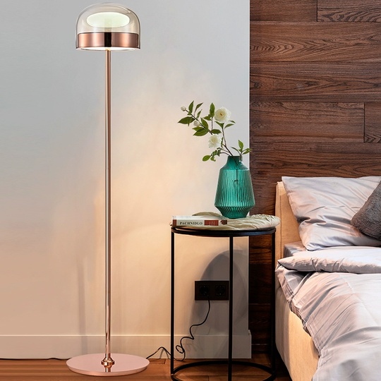 Торшер розовое золото Virella, 36*170 см, LED, металл, 10 Вт