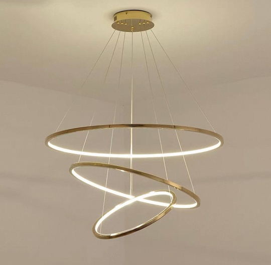 Люстра подвесная, медь, ПММА, NEAL 60*80*100 металл, LED.