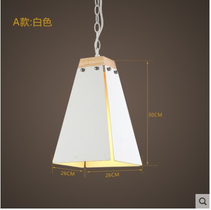 Дизайнерский светильник белый Ellungent, 26*30 см, led, e14, железо, дерево