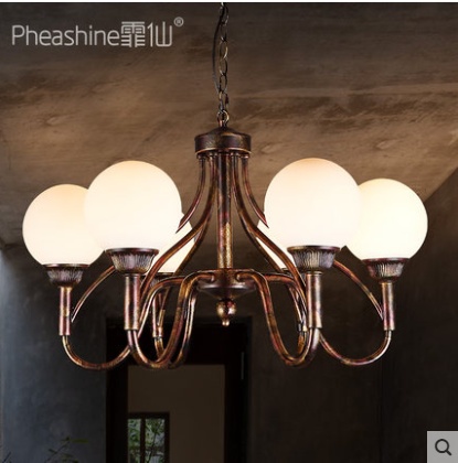 Люстра сеть кофе