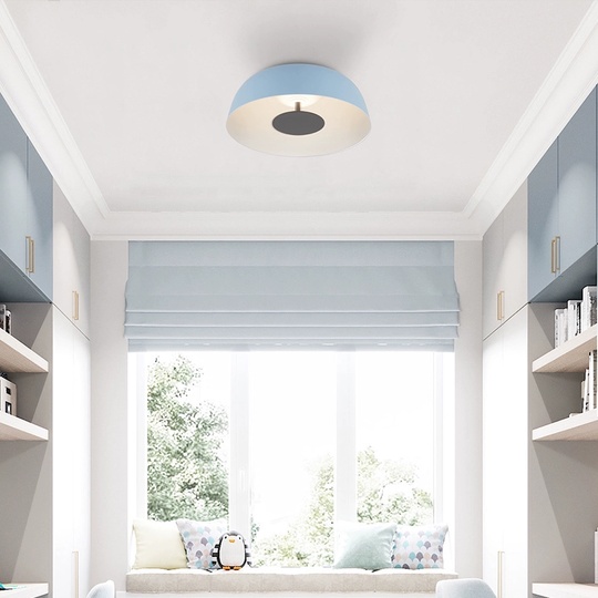 Потолочный светильник голубой Ultravex, металл, 41.8*25 см, светодиодная, LED