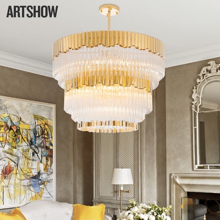 Дизайнерские светильник белый Elixoro, 45*30 см, led, e14, железо, кристал, модерн, белый