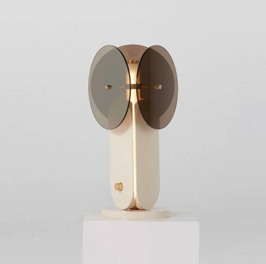 Настольная лампа CUBA 30*51,  капучино, мрамор, металл