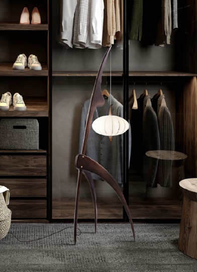 Напольный светильник MAI HE MAI цвета дерево Gustav, E27, 15 Вт