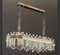 Люстра подвесная ERDI 80*28 золото, кристалл, металл, LED.