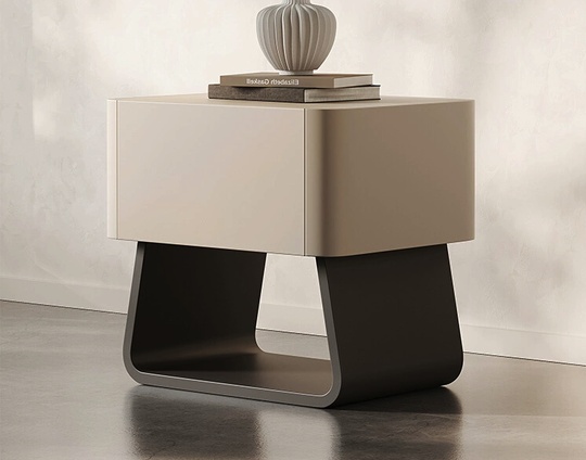 Тумбочка прикроватная, кремовый цвет, 1 ящ., 50х40х48 см.