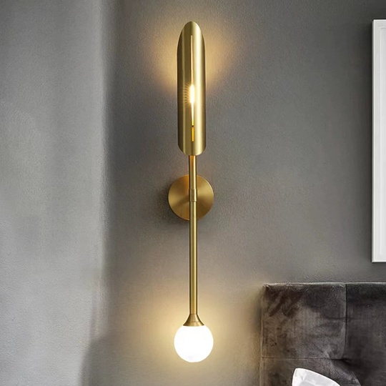 Настенный светильник, Бра STEVE 12*70, медь, металл, G9.