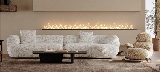 Кресло качалка янтарного цвета Amber, 72*109*86 см, ткань, металл