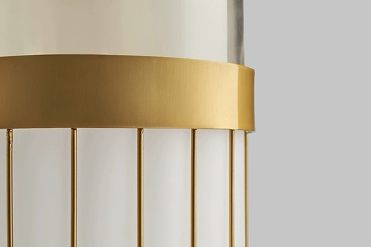 Торшер золото Ulvenar, 22*22*160 см, светодиодный, G9, металл, 10 Вт