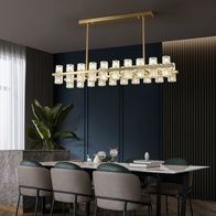 Люстра подвесная, медь, стекло, DOGA 120*45, металл, G4.