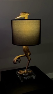 Настольная лампа птица Ibis, 30*62 см, металл, светодиодная, E27