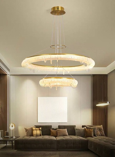 Люстра медная Olivex, металл, 85*45 см, светодиодная, LED