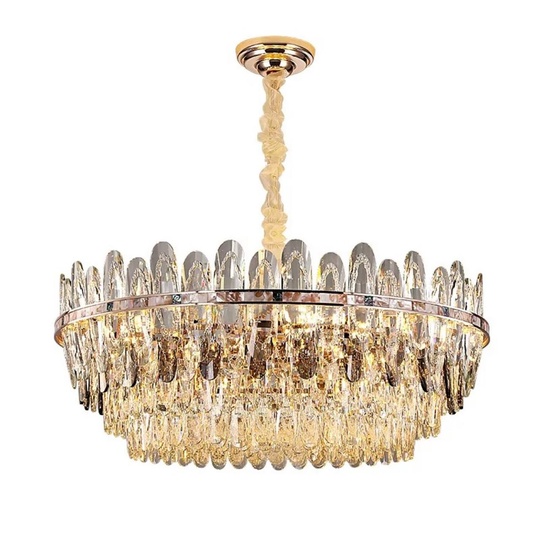 Подвесной светильник MIRAC 75*33, золотой, стекло, металл,  Е14.