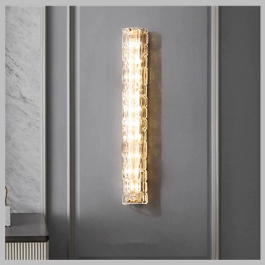 Настенный светильник, Бра, ETHAN 8*45, медный, металл, стекло, LED.