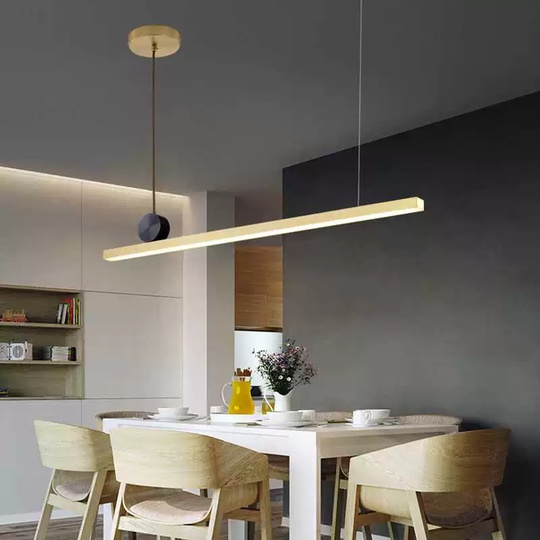 Люстра медная Luma, металл, 88*130 см, светодиодная, LED