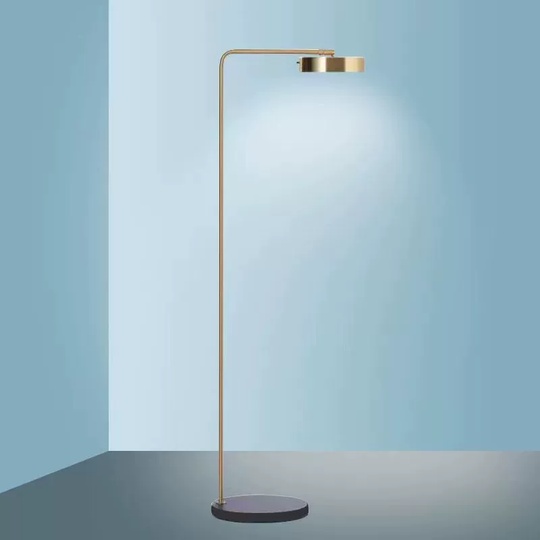 Торшер, бронза, черный Vesper 30*155, LED, металл