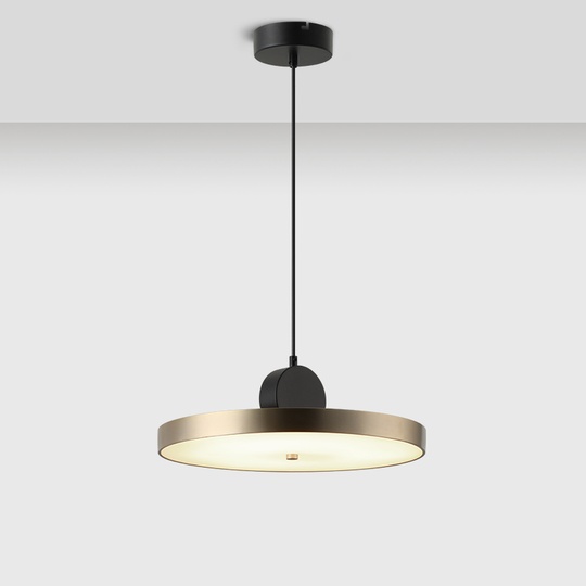 Подвесной светильник MAI HE MAI латунь. 40*15,5 см. Calee - светильник круглый подвесной, LED, 36 Вт