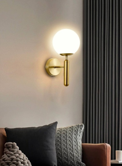 Настенный светильник, БРА ESER 15*32, бронза, металл, Е27.