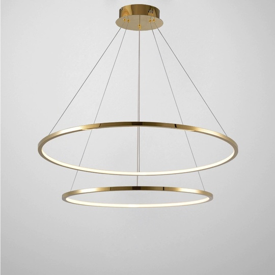 Люстра подвесная, медь, ПММА, MICK 80*100 металл, LED.