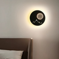 Настенный светильник LEE 25*25, черный, металл, LED.