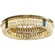Потолочный светильник, золото, хрусталь, AMELLI 80*13 металл, LED.