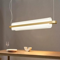 Светильник подвесной, медный, Eluvora, металл, 100*17 см, светодиодная, LED