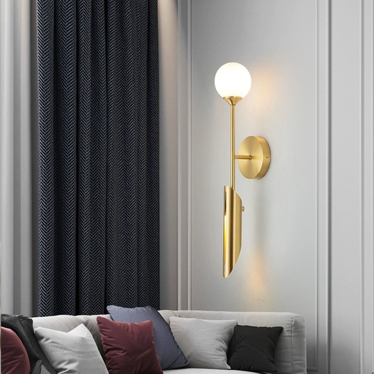 Настенный светильник, Бра STEVE 12*70, медь, металл, G9.