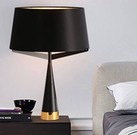 Настольная лампа AUSTEN 24*40, черный, металл, Е27.