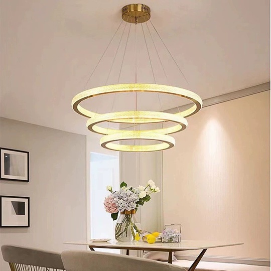 Люстра подвесная, медь, ПММА, ZEUS 80*60*40 металл, LED.