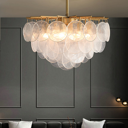 Светильник подвесной NIMBUS латунь золото, диаметр 80 см, постмодерн, e14, 40 вт